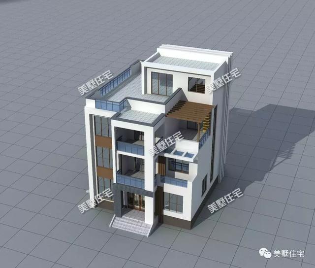 現(xiàn)代風美墅設計圖，開間11米還帶堂屋和神臺，個性時尚又接地氣