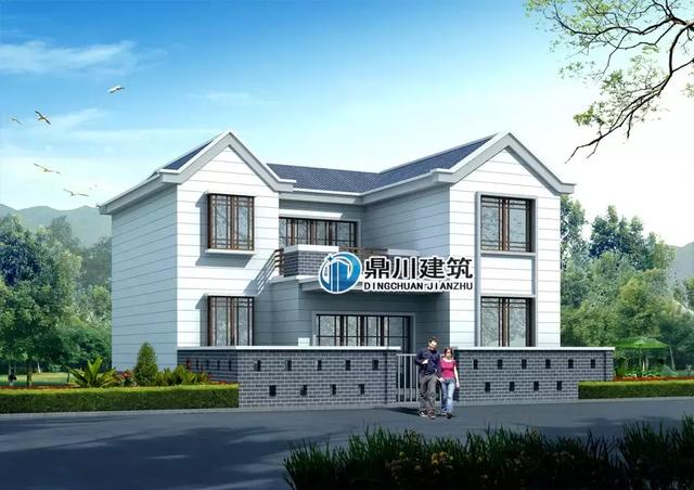 5套帶小院的中式小別墅設(shè)計(jì)圖，鐘靈毓秀宛若一幅山水畫