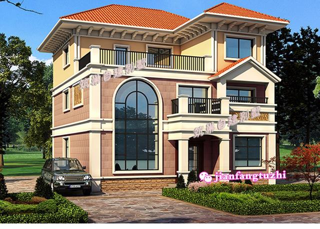 鄉(xiāng)村二層半自建房設(shè)計(jì)圖，全村最美別墅！