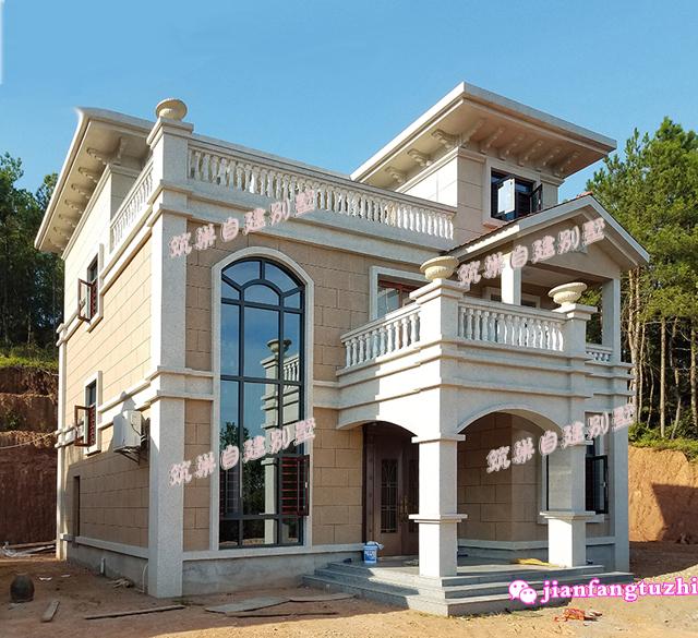 鄉(xiāng)村二層半自建房設(shè)計(jì)圖，全村最美別墅！