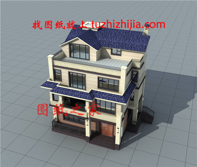 經(jīng)典實(shí)用95平米農(nóng)村自建四層小別墅，帶電梯