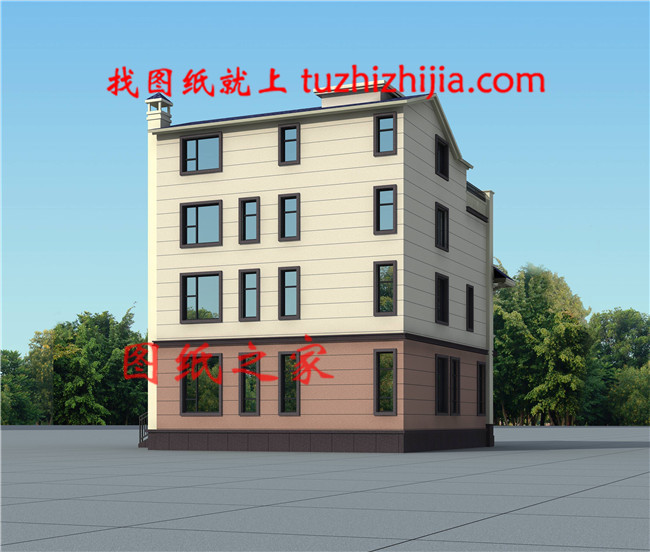 經(jīng)典實(shí)用95平米農(nóng)村自建四層小別墅，帶電梯