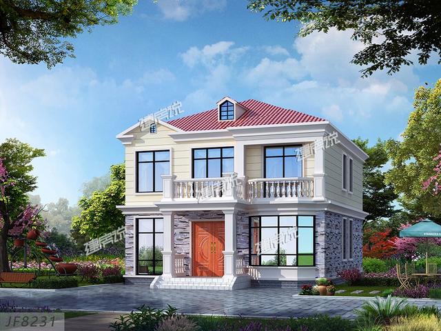 好消息！占地115平的二層別墅設(shè)計圖，你有30萬就能拿下