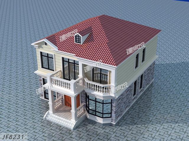 好消息！占地115平的二層別墅設(shè)計圖，你有30萬就能拿下