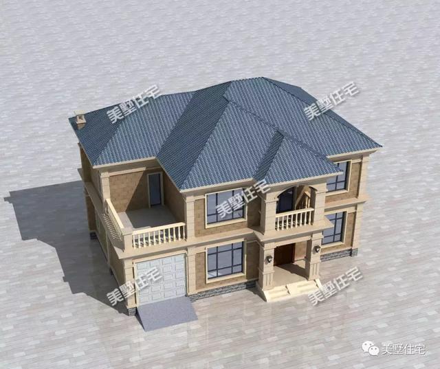 小別墅設(shè)計(jì)圖，二十多萬(wàn)就能建，6間臥室還帶車庫(kù)，太值了！