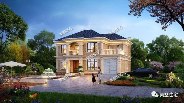 小別墅設(shè)計(jì)圖，二十多萬(wàn)就能建，6間臥室還帶車庫(kù)，太值了！