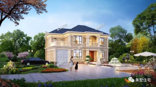 小別墅設(shè)計(jì)圖，二十多萬(wàn)就能建，6間臥室還帶車庫(kù)，太值了！