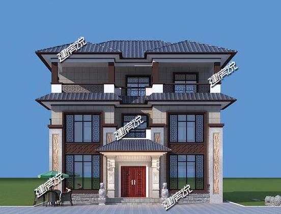 中式別墅設(shè)計(jì)圖，中式建筑才是最牛的，建一棟風(fēng)光無限，人人艷羨不已