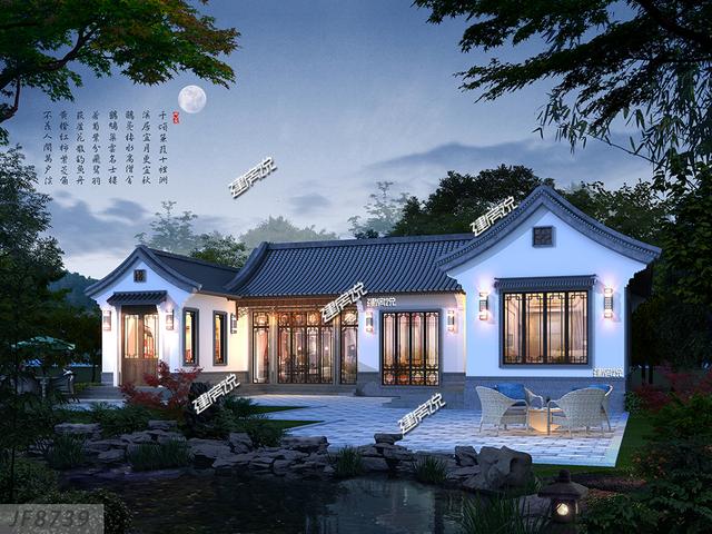 7款實(shí)用一層別墅設(shè)計(jì)圖，最低造價(jià)19萬，你值得擁有