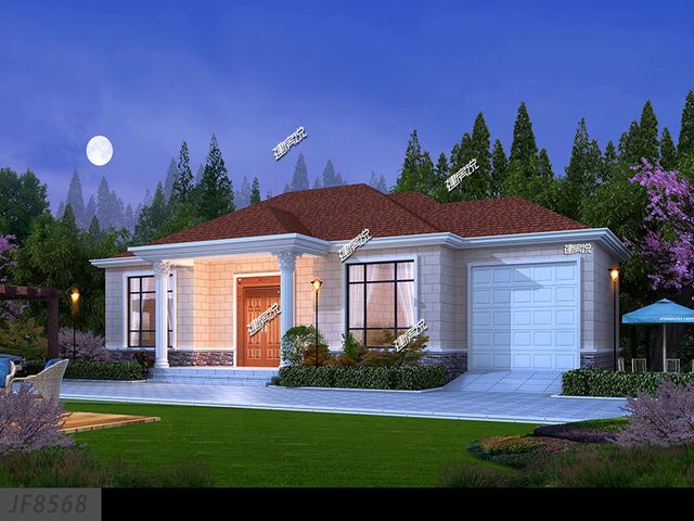 7款實(shí)用一層別墅設(shè)計(jì)圖，最低造價(jià)19萬，你值得擁有