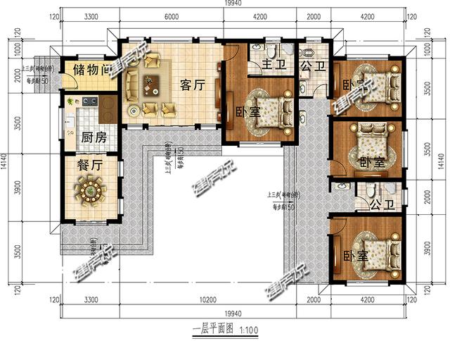7款實(shí)用一層別墅設(shè)計(jì)圖，最低造價(jià)19萬，你值得擁有