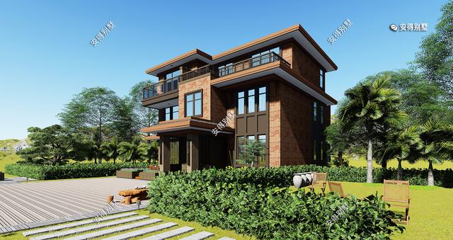 百看不厭的現(xiàn)代中式別墅設(shè)計(jì)圖，只怪沒早看到這套圖紙，平面一級(jí)棒！