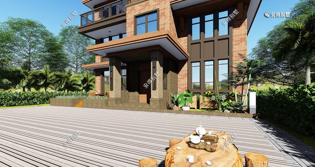 百看不厭的現(xiàn)代中式別墅設(shè)計(jì)圖，只怪沒早看到這套圖紙，平面一級(jí)棒！