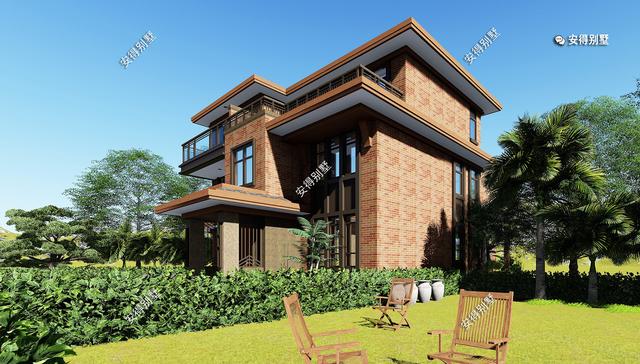 百看不厭的現(xiàn)代中式別墅設(shè)計(jì)圖，只怪沒早看到這套圖紙，平面一級(jí)棒！