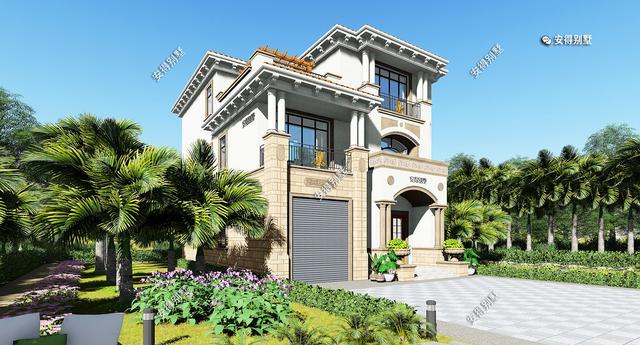 造價經(jīng)濟、平面實用的3層歐式別墅設計圖，回農(nóng)村建一棟，讓家人住豪宅