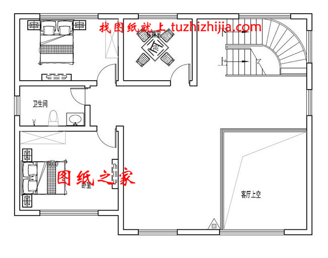 最新豪華四層別墅設(shè)計圖紙，客廳中空，豪華大氣