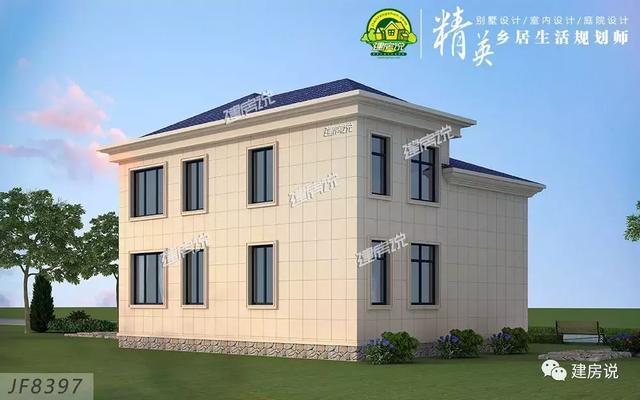 二層別墅設(shè)計(jì)圖，120㎡30萬(wàn)可建，你說(shuō)劃算不劃算？