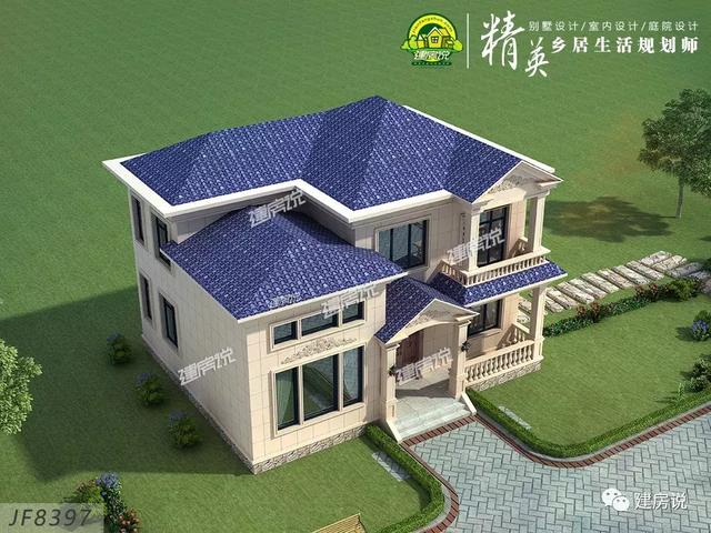 二層別墅設(shè)計(jì)圖，120㎡30萬(wàn)可建，你說(shuō)劃算不劃算？