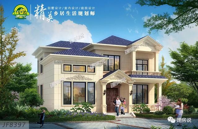 二層別墅設(shè)計(jì)圖，120㎡30萬(wàn)可建，你說(shuō)劃算不劃算？