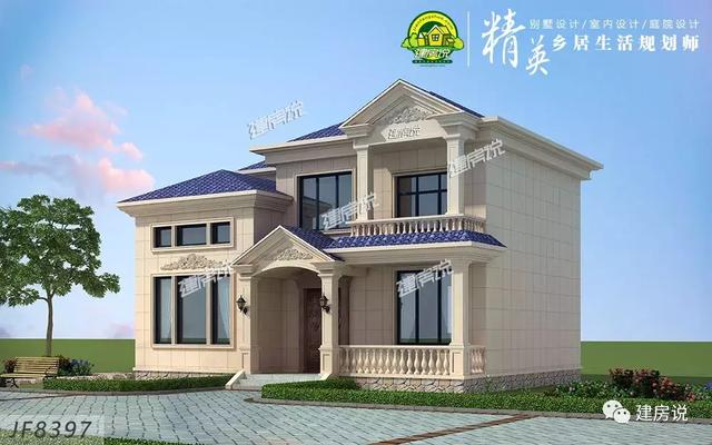 二層別墅設(shè)計(jì)圖，120㎡30萬(wàn)可建，你說(shuō)劃算不劃算？