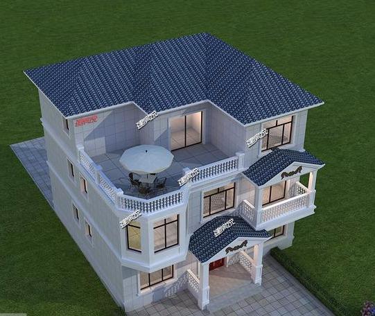 農(nóng)村最美歐式別墅設(shè)計(jì)圖，看了的人都說好，圖紙收藏好了