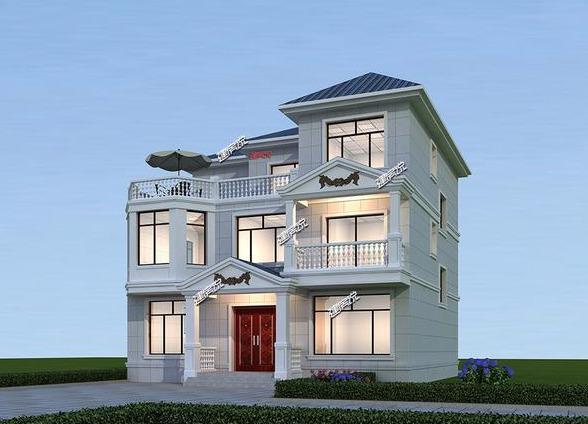 農(nóng)村最美歐式別墅設(shè)計(jì)圖，看了的人都說好，圖紙收藏好了