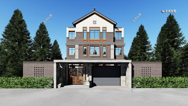 中式別墅設(shè)計(jì)圖，勝過(guò)四合院，樓中樓客廳7間臥室，親戚朋友都說(shuō)好