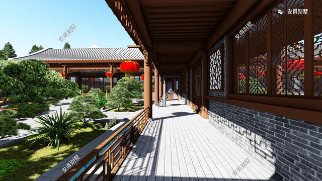 有規(guī)有矩、方正大氣的中式四合院設(shè)計圖推薦