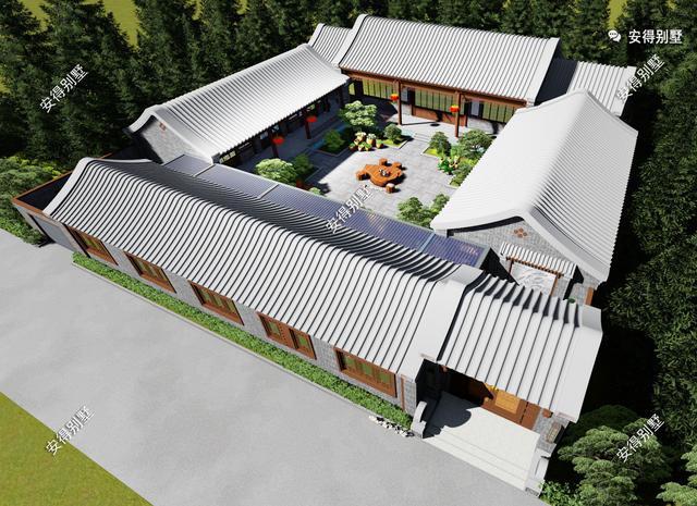 有規(guī)有矩、方正大氣的中式四合院設(shè)計圖推薦