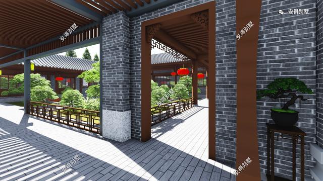 有規(guī)有矩、方正大氣的中式四合院設(shè)計圖推薦