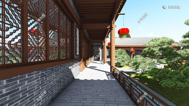 有規(guī)有矩、方正大氣的中式四合院設(shè)計圖推薦