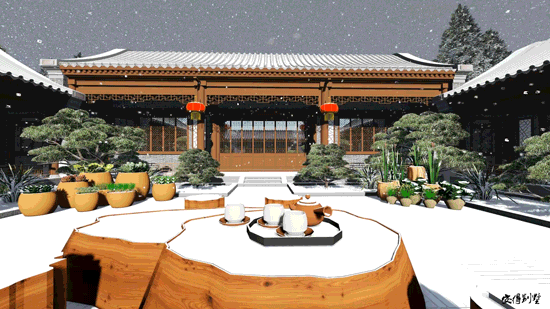 有規(guī)有矩、方正大氣的中式四合院設(shè)計圖推薦