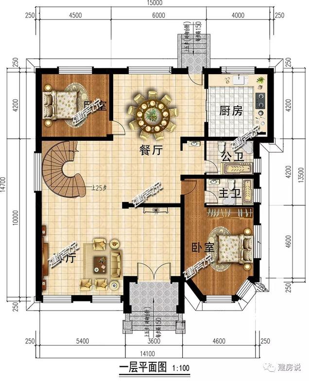 2層氣質(zhì)別墅設(shè)計(jì)圖，建一棟，你就是全村最亮眼的人