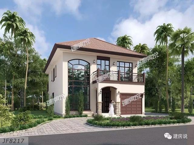 異國風(fēng)情的別墅設(shè)計圖，31萬建造，天天如度假，太享受了！