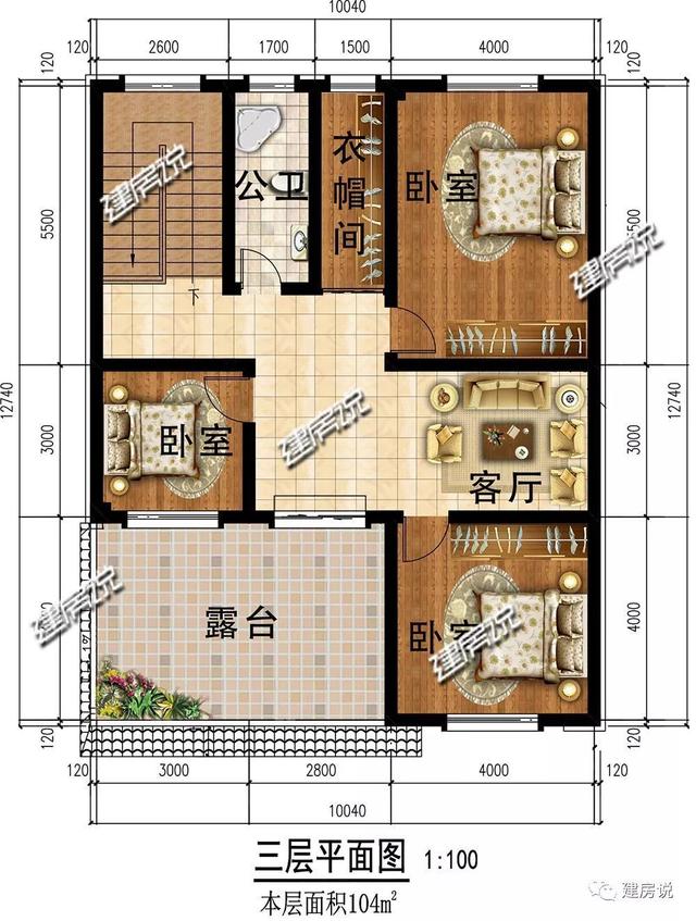 這套3層新中式設(shè)計圖，耐看又實用，不建一棟太可惜了