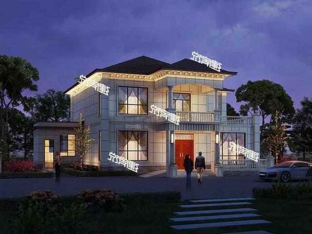 二層別墅設(shè)計(jì)圖，30萬(wàn)建造，驚艷全村，分分鐘碾壓商品房