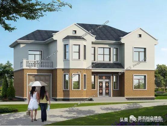 7款農(nóng)村二層別墅設(shè)計圖，每款都有大露臺，第4款讓人移不開眼睛