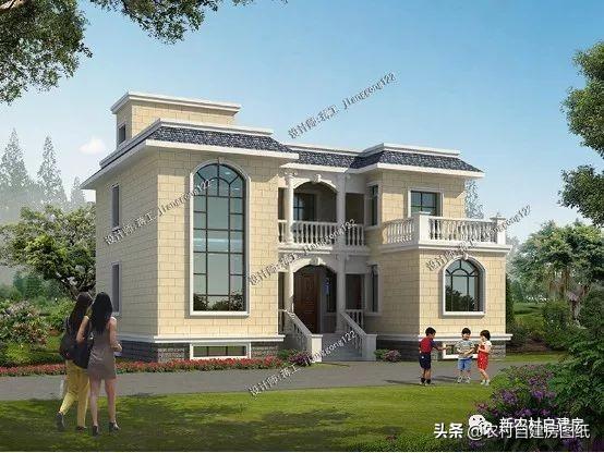 7款農(nóng)村二層別墅設(shè)計圖，每款都有大露臺，第4款讓人移不開眼睛