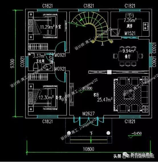7款農(nóng)村二層別墅設(shè)計圖，每款都有大露臺，第4款讓人移不開眼睛