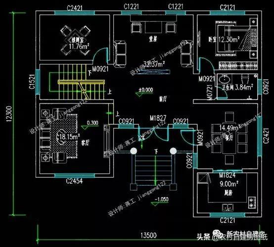 7款農(nóng)村二層別墅設(shè)計圖，每款都有大露臺，第4款讓人移不開眼睛