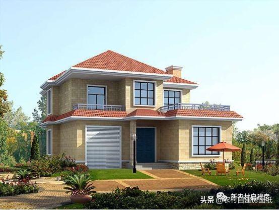 7款農(nóng)村二層別墅設(shè)計圖，每款都有大露臺，第4款讓人移不開眼睛