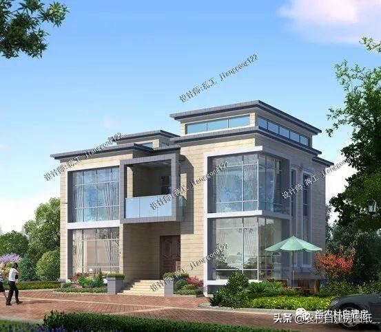 3款帶地下室農(nóng)村別墅設(shè)計圖，第1款人人建得起，第3一看就是有身份的人