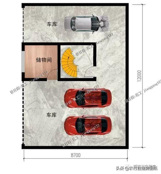 3款帶地下室農(nóng)村別墅設(shè)計圖，第1款人人建得起，第3一看就是有身份的人