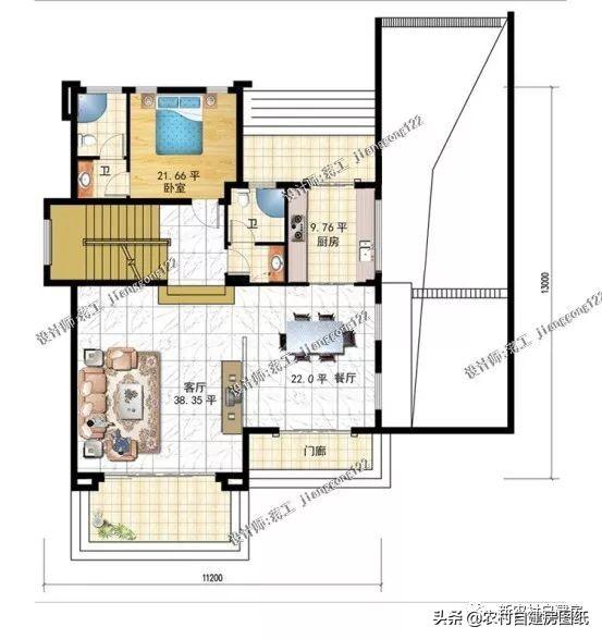 3款帶地下室農(nóng)村別墅設(shè)計圖，第1款人人建得起，第3一看就是有身份的人