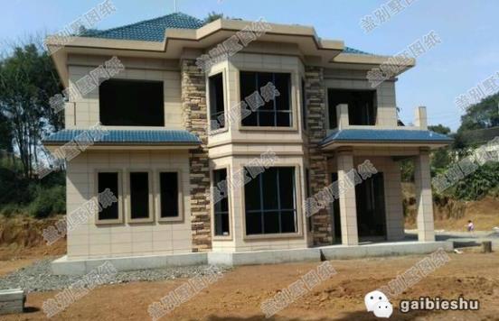 熱款農(nóng)村二層別墅設(shè)計圖，25萬5臥13×11米帶挑空客廳！