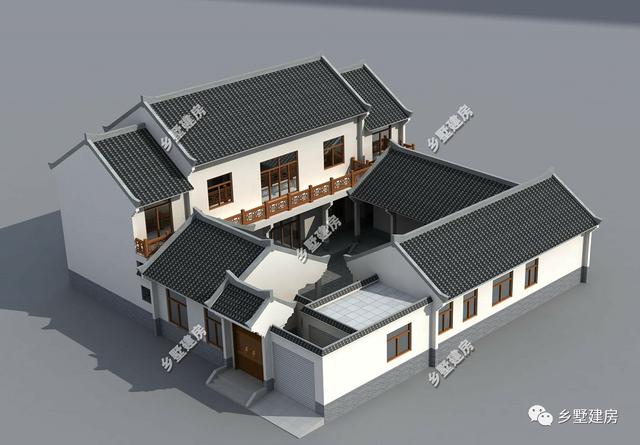 21X21米四合院別墅設(shè)計(jì)圖，舒適大氣，是最好的天人合一！