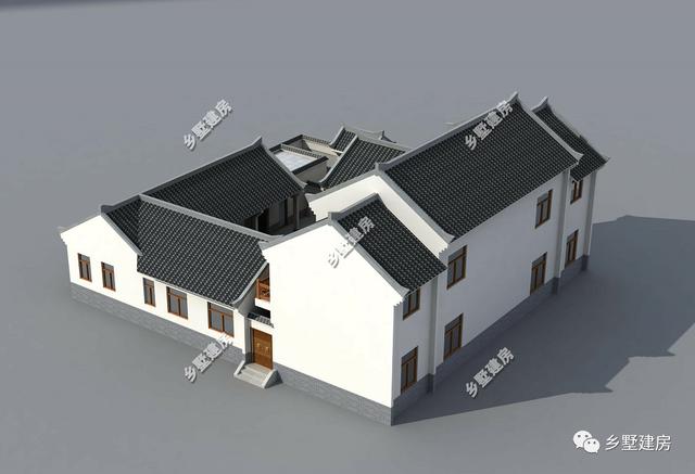 21X21米四合院別墅設(shè)計(jì)圖，舒適大氣，是最好的天人合一！