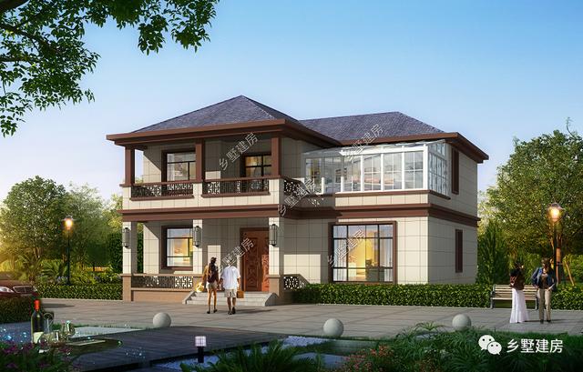 鄉(xiāng)村別墅設(shè)計圖，好看實用才是好用，帶有時尚陽光房，讓鄰居踏破門檻！