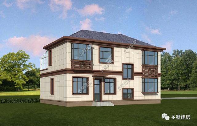 鄉(xiāng)村別墅設(shè)計圖，好看實用才是好用，帶有時尚陽光房，讓鄰居踏破門檻！