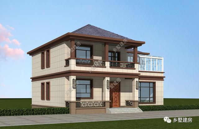 鄉(xiāng)村別墅設(shè)計圖，好看實用才是好用，帶有時尚陽光房，讓鄰居踏破門檻！